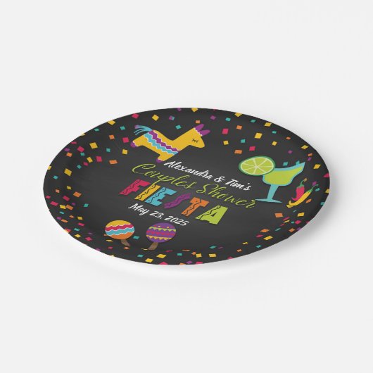 Fiesta Couples Shower Paper Bord (Gekanteld)