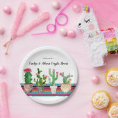 Fiesta Couples Shower Party Paper Borden Papieren Bordje (Feest)