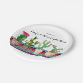 Fiesta Couples Shower Party Paper Borden Papieren Bordje (Gekanteld)