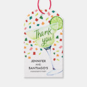 Fiesta Couples Verloving Dank je Cadeaulabel (Voorkant)