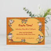 Fiesta Critters Uitnodiging (Staand voorkant)