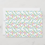 Fiesta, cumpleaños de Cinco de Mayo Kaart (Achterkant)