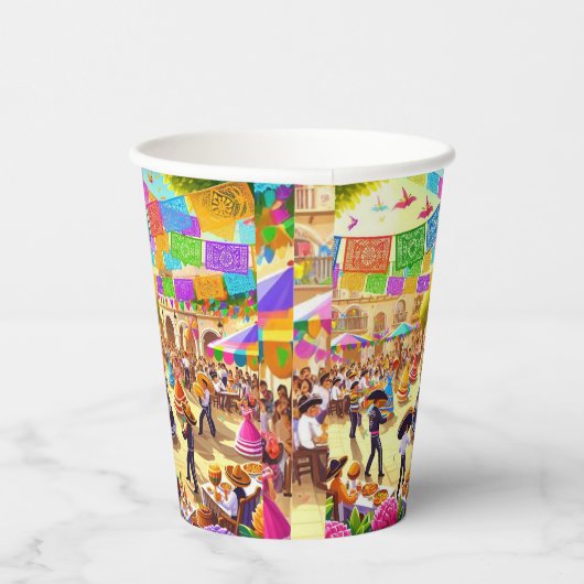 Fiesta Cup Papieren Bekers (Rechts)