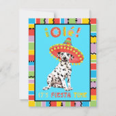 Fiesta Dalmatian Kaart (Voorkant)