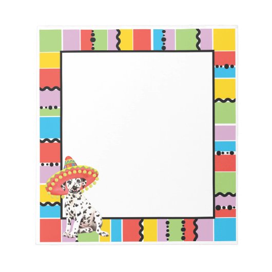 Fiesta Dalmatian Notitieblok (Voorkant)