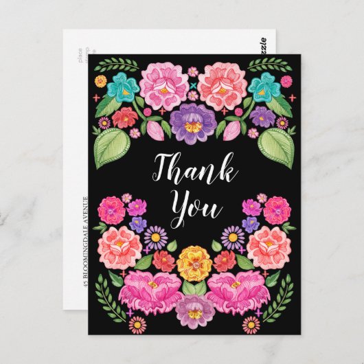 Fiesta Dank je Briefkaart (Voorkant / Achterkant)