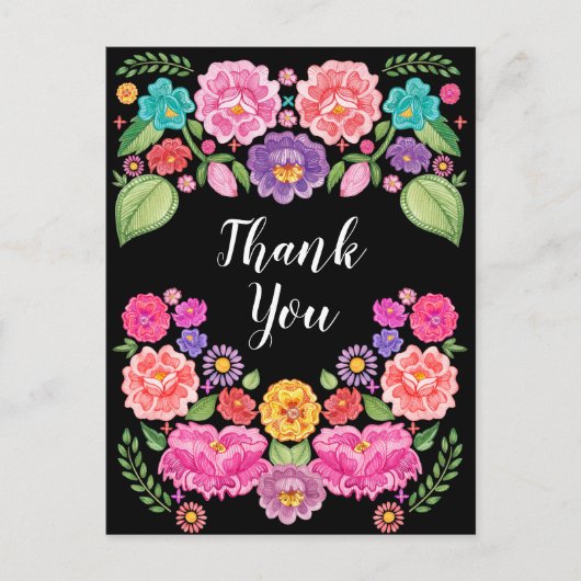 Fiesta Dank je Briefkaart (Voorkant)