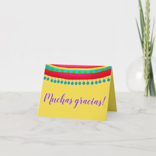 Fiesta Dankkaartjes Bedankkaart (Voorkant)