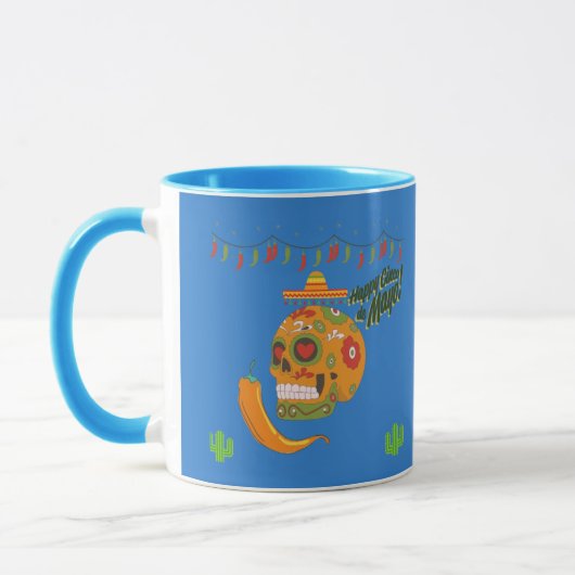Fiesta de Fuego blauw Mok (Links)
