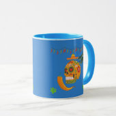Fiesta de Fuego blauw Mok (Voorkant rechts)