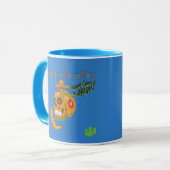 Fiesta de Fuego blauw Mok (Voorkant links)