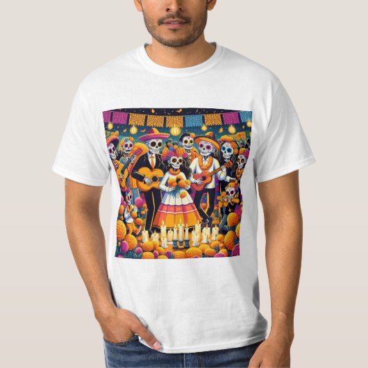 Fiesta de Halloween T-shirt (Voorkant)