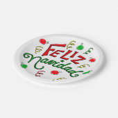 Fiesta de Navidad-borden Papieren Bordje (Gekanteld)