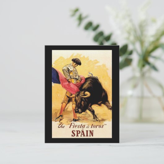 Fiesta de Toros in Spanje Briefkaart (Staand voorkant)