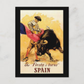 Fiesta de Toros in Spanje Briefkaart (Voorkant)