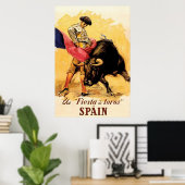 Fiesta de Toros in Spanje Poster (Thuiskantoor)