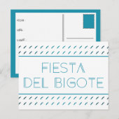Fiesta Del Bigote Briefkaart (Voorkant / Achterkant)