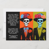 💀 Fiesta Dia de Muertos Kaart (Achterkant)