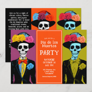 💀 Fiesta Dia de Muertos Kaart