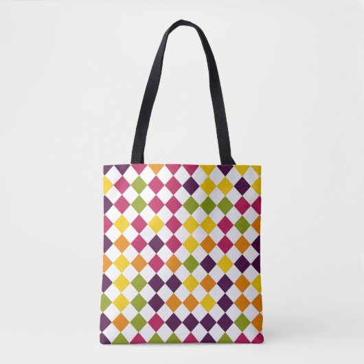 Fiesta Diamonds Tote Bag (Voorkant)