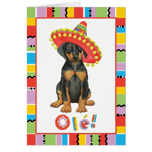 Fiesta Doberman Pinscher (Voorkant)