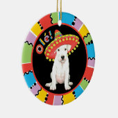 Fiesta Dogo Argentino Keramisch Ornament (Rechts)
