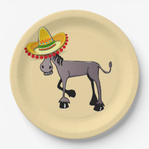 Fiesta Donkey Papieren Bordje