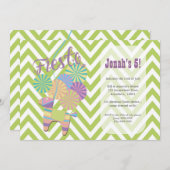 Fiesta Donkey Pinata Birthday Party Kaart (Voorkant / Achterkant)