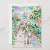 Fiesta Drie-esta 3e verjaardagsfeest Kaart (Achterkant)