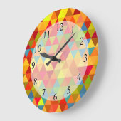 Fiesta-driehoek Geometrische fractale patroon Grote Klok (Hoek)