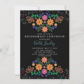 Fiesta en Cactus Colorful Bridesmaids Luncheon Kaart (Voorkant)