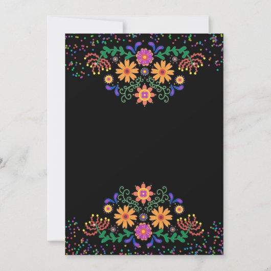 Fiesta en Cactus Colorful Bridesmaids Luncheon Kaart (Achterkant)