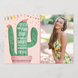 Fiesta en Fun Graduation Party Cactus laat Fiesta Kaart