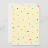 Fiesta en Fun Verjaardagsfeestuitnodiging Kaart (Achterkant)