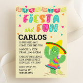 Fiesta en Fun Verjaardagsfeestuitnodiging Kaart