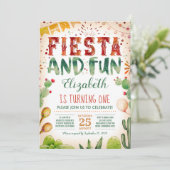 Fiesta en Fun | Zomerfeest Kaart (Staand voorkant)