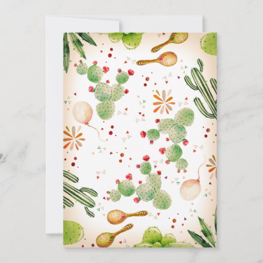 Fiesta en Fun | Zomerfeest Kaart (Achterkant)