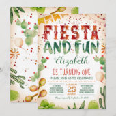 Fiesta en Fun | Zomerfeest Kaart (Voorkant / Achterkant)