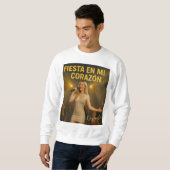Fiesta en mi corazón - Sweatshirt Herren (Voorkant volledig)