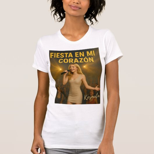 Fiesta en mi corazón - T-Shirt Damen (Voorkant)