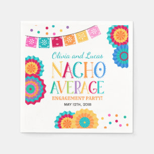 Fiesta Engagement Party Napkin Nacho Gemiddelde Pa Servet