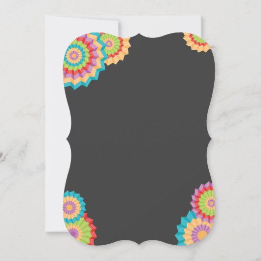 Fiesta Engagement Party Nodig Nacho Gemiddelde Par Kaart (Achterkant)