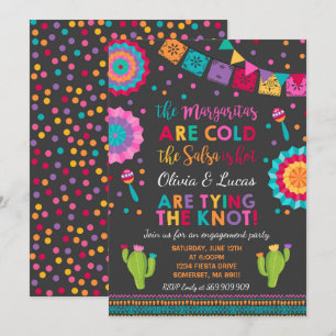 Fiesta Engagement Party nodigt Mexicaanse partij u Kaart
