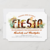 Fiesta Engagement Party nodigt Mexicaanse partij u Kaart (Voorkant)