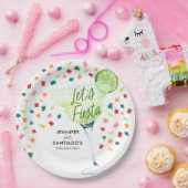 Fiesta Engagement Party Paper Napkins Papieren Bordje (Feest)