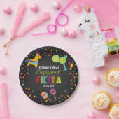 Fiesta Engagment Paper-Borden Papieren Bordje (Feest)