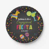 Fiesta Engagment Paper-Borden Papieren Bordje (Voorkant)