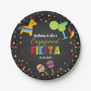 Fiesta Engagment Paper-Borden Papieren Bordje
