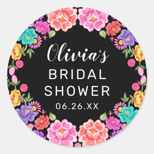 Fiesta Envelope Favor Stickers (Voorkant)