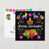 Fiesta -© Estás invitado! Kaart (Voorkant / Achterkant)